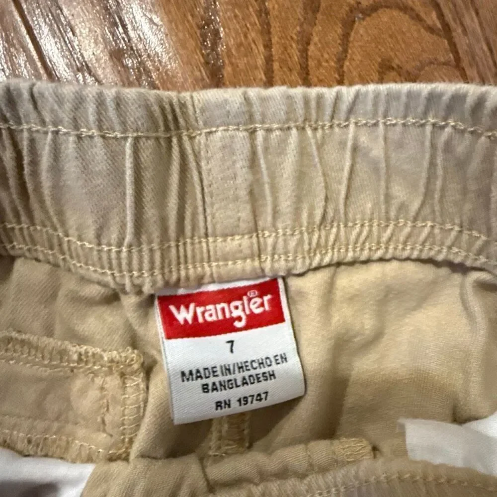 Wrangler boys plaid shirt dress pants outfit bundle 7
